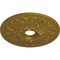 Ekena Millwork Ashley Ceiling Medallion (Fits Canopies up to 4 3/4"), Hand-Painted Gold, 23 7/8"OD x 4"ID x 2 1/8"P CM23ASGLS - alternate 3